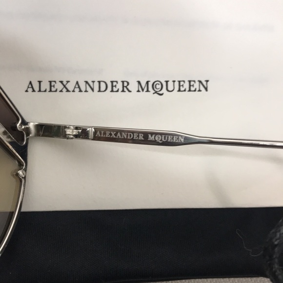 Alexander McQueen 65MM Oversized Crystal Sunglasses - Picture 5 of 10